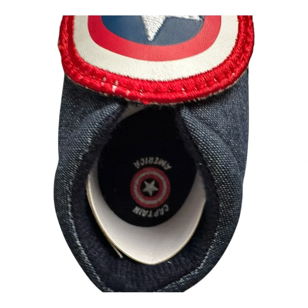 Marvel Baby Boys Avengers Captain America Low Top Denim Sneakers